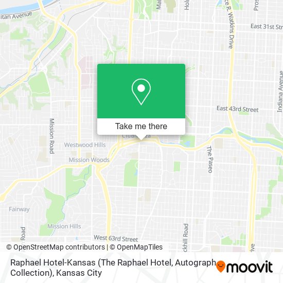 Mapa de Raphael Hotel-Kansas (The Raphael Hotel, Autograph Collection)
