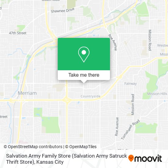 Salvation Army Family Store (Salvation Army Satruck Thrift Store) map
