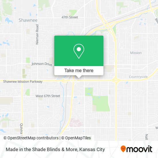 Made in the Shade Blinds & More map