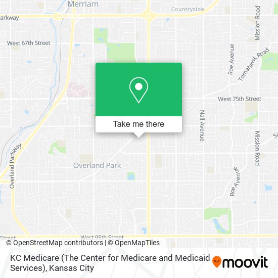 KC Medicare (The Center for Medicare and Medicaid Services) map