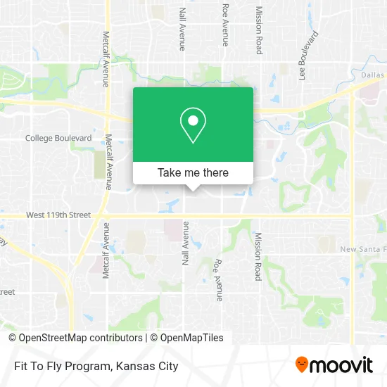 Fit To Fly Program map