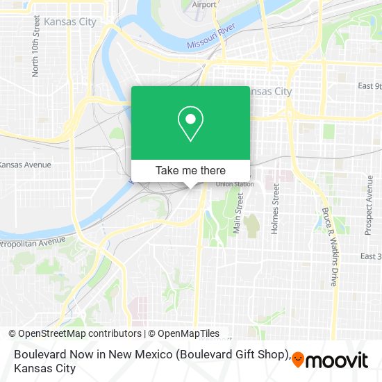 Boulevard Now in New Mexico (Boulevard Gift Shop) map