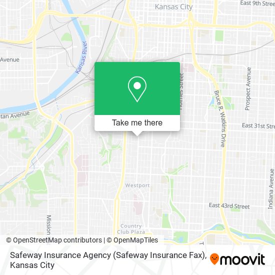 Mapa de Safeway Insurance Agency (Safeway Insurance Fax)