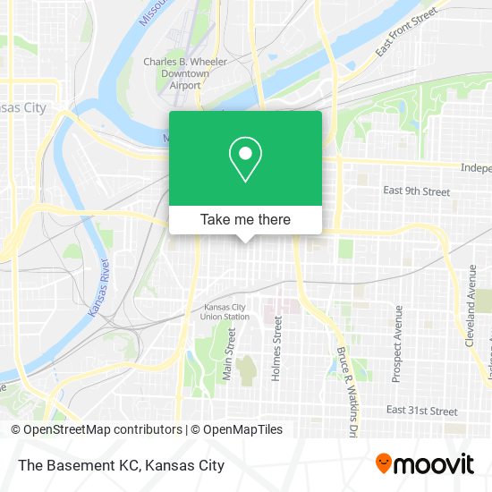 The Basement KC map