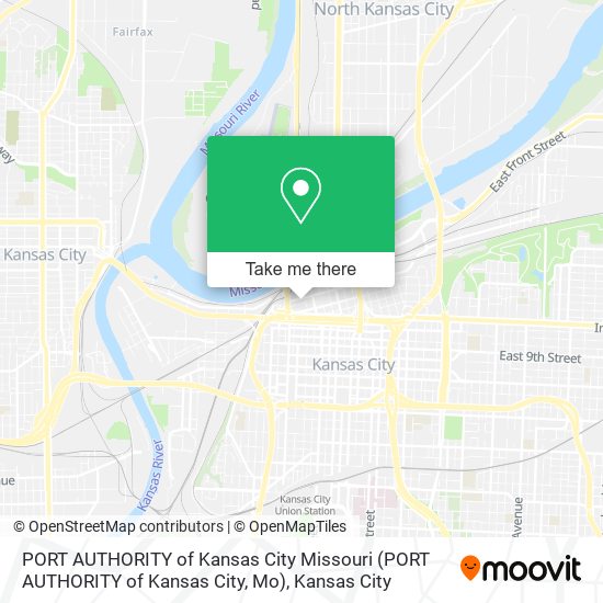 Mapa de PORT AUTHORITY of Kansas City Missouri (PORT AUTHORITY of Kansas City, Mo)