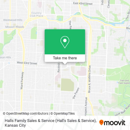 Halls Family Sales & Service (Hall's Sales & Service) map