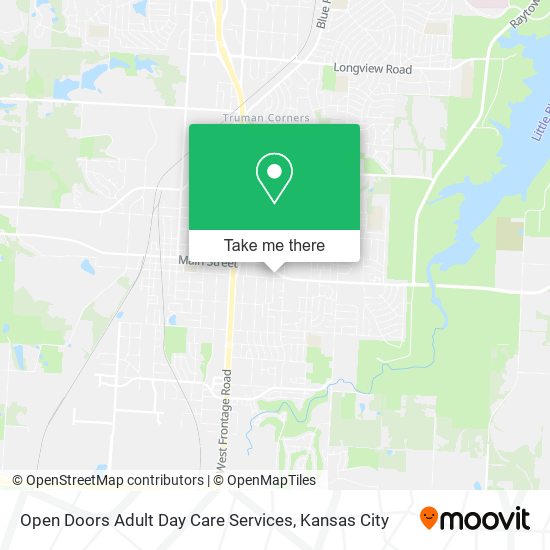 Mapa de Open Doors Adult Day Care Services