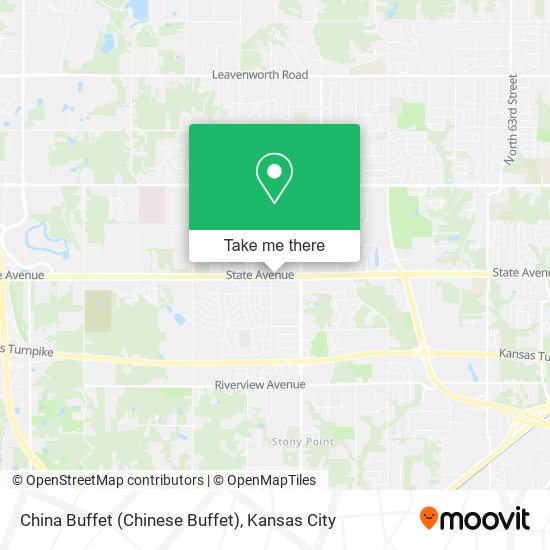 China Buffet (Chinese Buffet) map