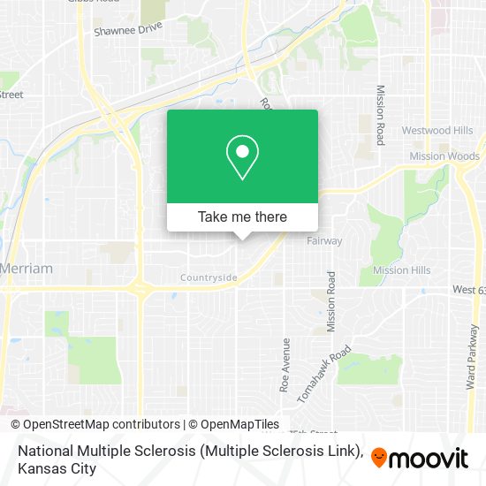 National Multiple Sclerosis (Multiple Sclerosis Link) map