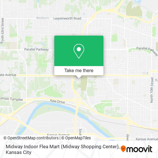 Mapa de Midway Indoor Flea Mart (Midway Shopping Center)