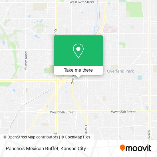 Pancho's Mexican Buffet map