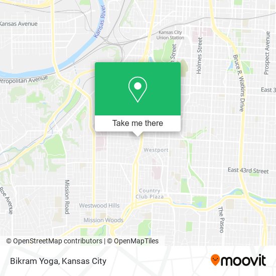 Bikram Yoga map