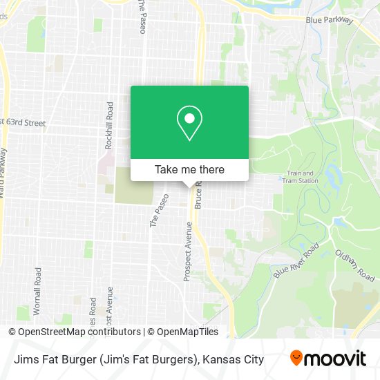 Mapa de Jims Fat Burger (Jim's Fat Burgers)