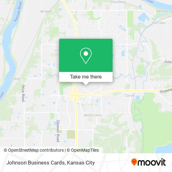 Johnson Business Cards map