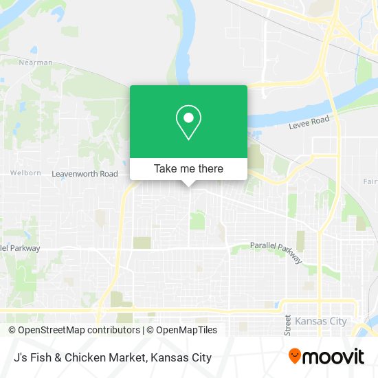 J's Fish & Chicken Market map