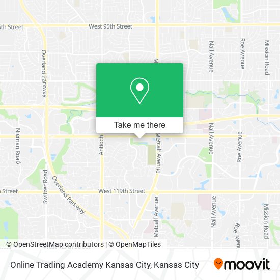 Mapa de Online Trading Academy Kansas City