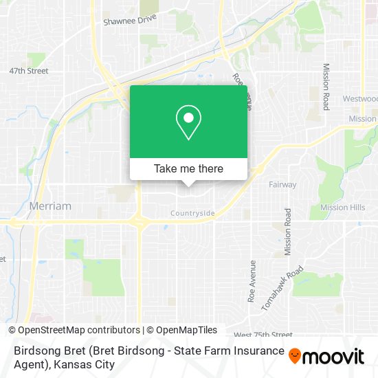Birdsong Bret (Bret Birdsong - State Farm Insurance Agent) map