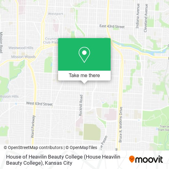 Mapa de House of Heavilin Beauty College