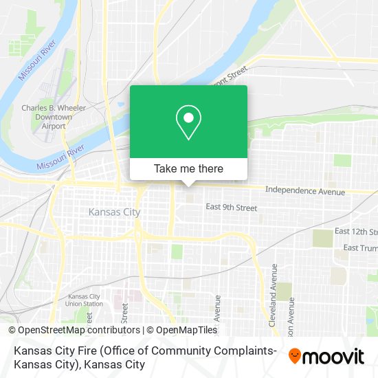 Mapa de Kansas City Fire (Office of Community Complaints-Kansas City)