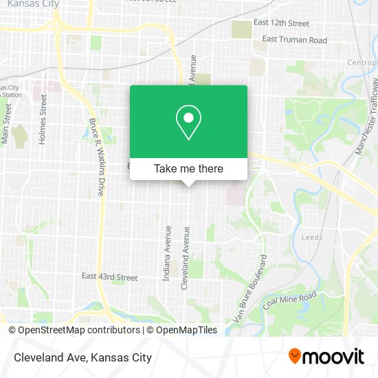 Mapa de Cleveland Ave