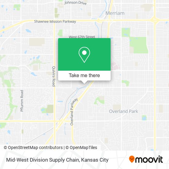 Mid-West Division Supply Chain map