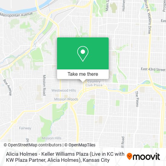 Mapa de Alicia Holmes - Keller Williams Plaza (Live in KC with KW Plaza Partner, Alicia Holmes)