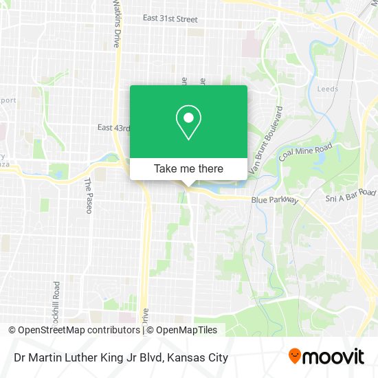 Dr Martin Luther King Jr Blvd map