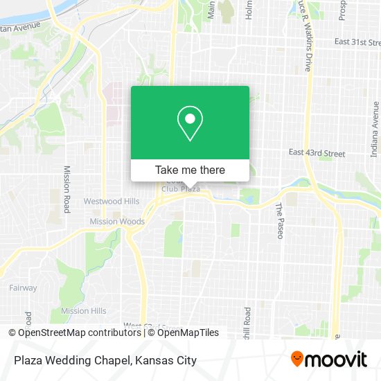 Plaza Wedding Chapel map