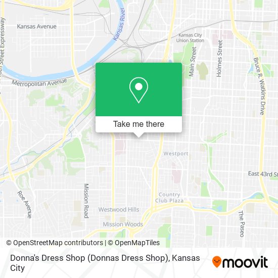 Donna's Dress Shop (Donnas Dress Shop) map