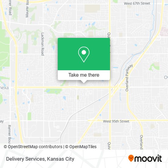 Delivery Services map