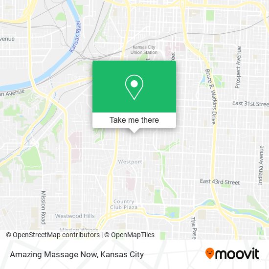 Amazing Massage Now map