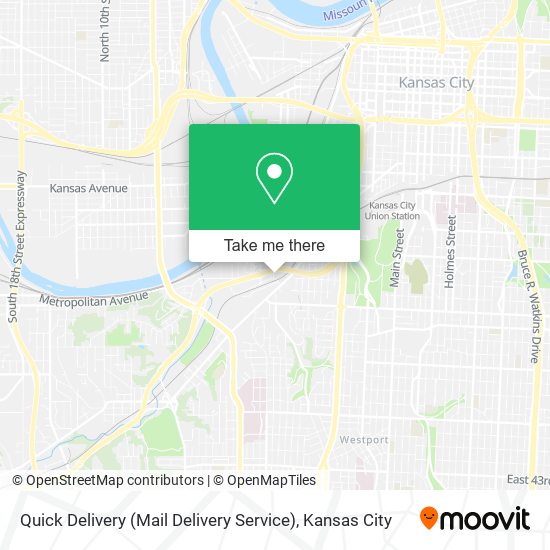 Mapa de Quick Delivery (Mail Delivery Service)