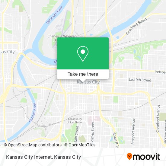 Mapa de Kansas City Internet