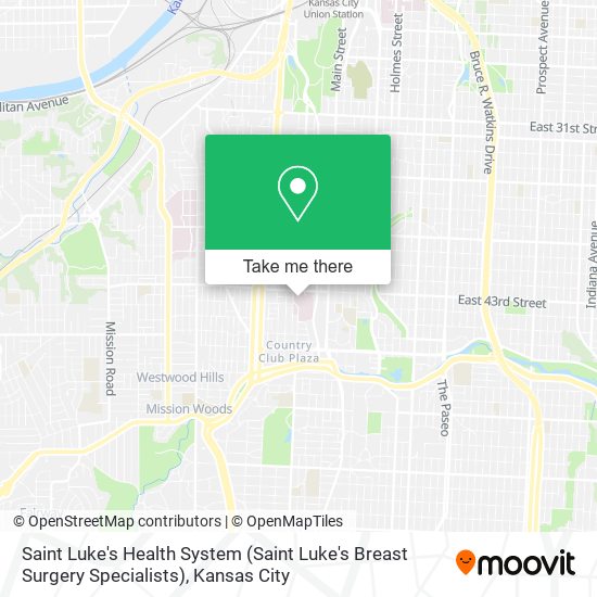 Mapa de Saint Luke's Health System (Saint Luke's Breast Surgery Specialists)