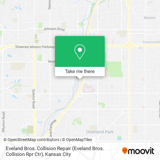 Eveland Bros. Collision Repair (Eveland Bros. Collision Rpr Ctr) map