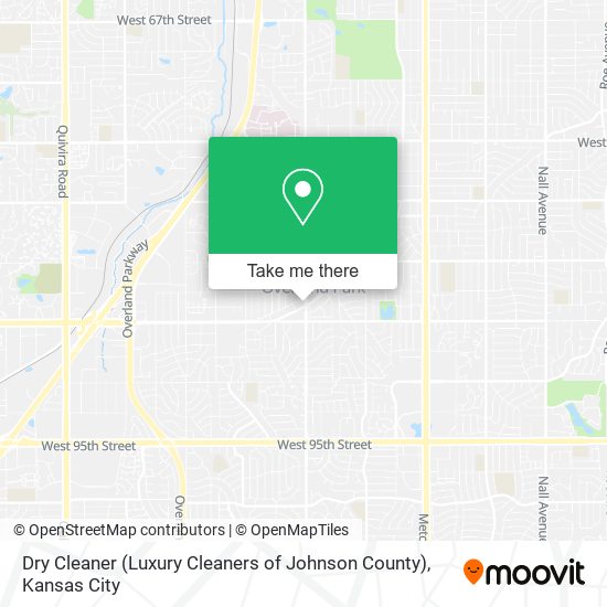 Mapa de Dry Cleaner (Luxury Cleaners of Johnson County)