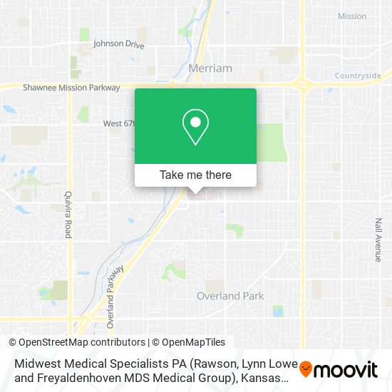Mapa de Midwest Medical Specialists PA (Rawson, Lynn Lowe and Freyaldenhoven MDS Medical Group)