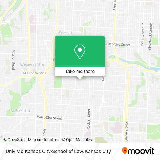 Univ Mo Kansas City-School of Law map