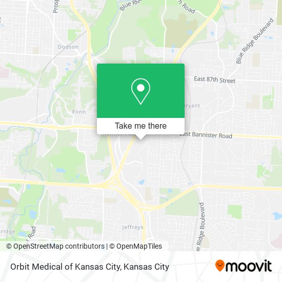 Orbit Medical of Kansas City map