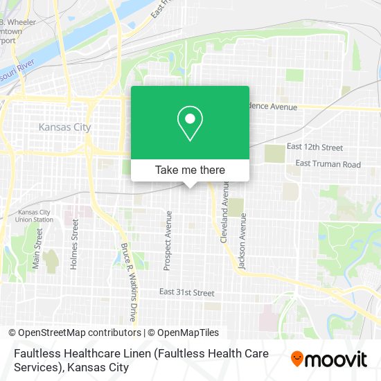 Mapa de Faultless Healthcare Linen (Faultless Health Care Services)