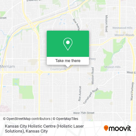 Mapa de Kansas City Holistic Centre (Holistic Laser Solutions)