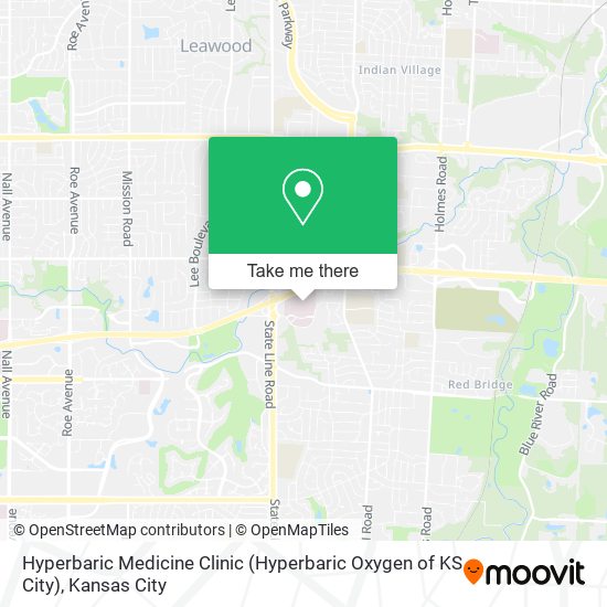 Hyperbaric Medicine Clinic (Hyperbaric Oxygen of KS City) map