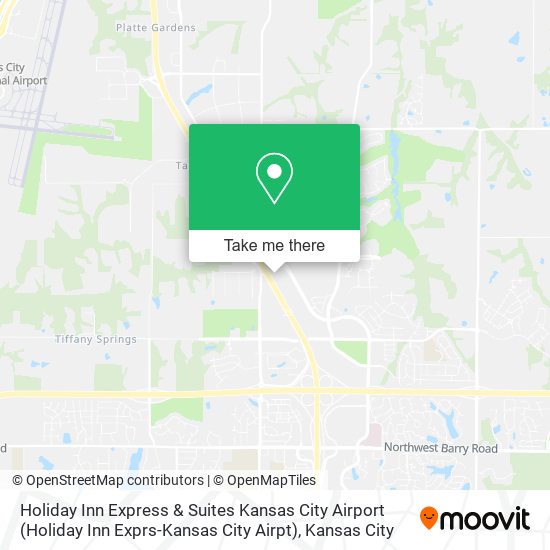 Mapa de Holiday Inn Express & Suites Kansas City Airport (Holiday Inn Exprs-Kansas City Airpt)