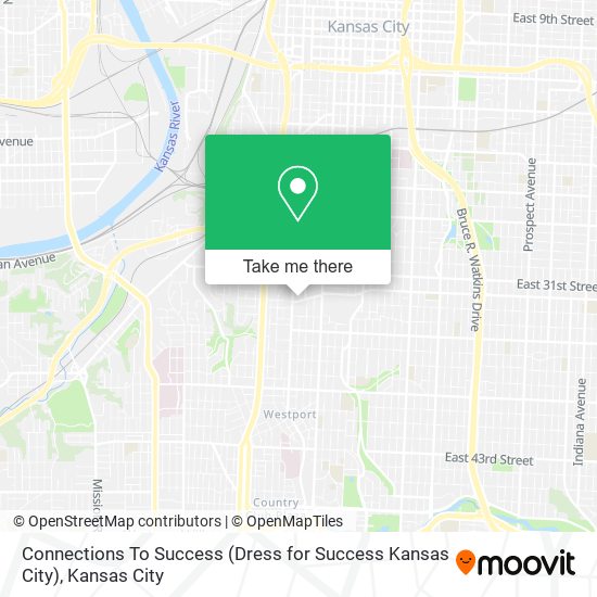 Mapa de Connections To Success (Dress for Success Kansas City)
