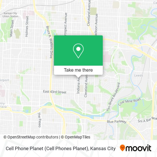 Cell Phone Planet (Cell Phones Planet) map