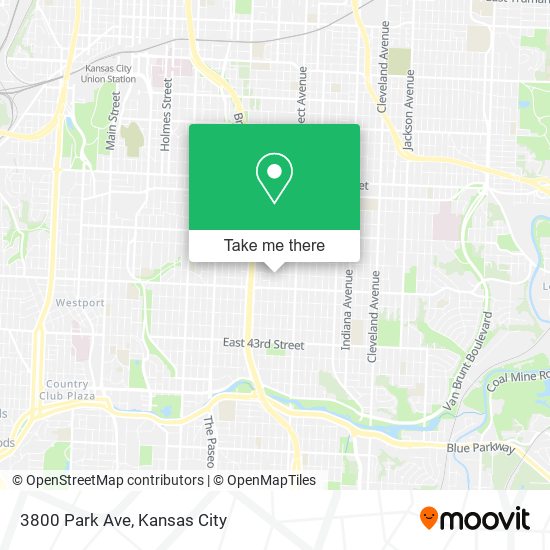 Mapa de 3800 Park Ave