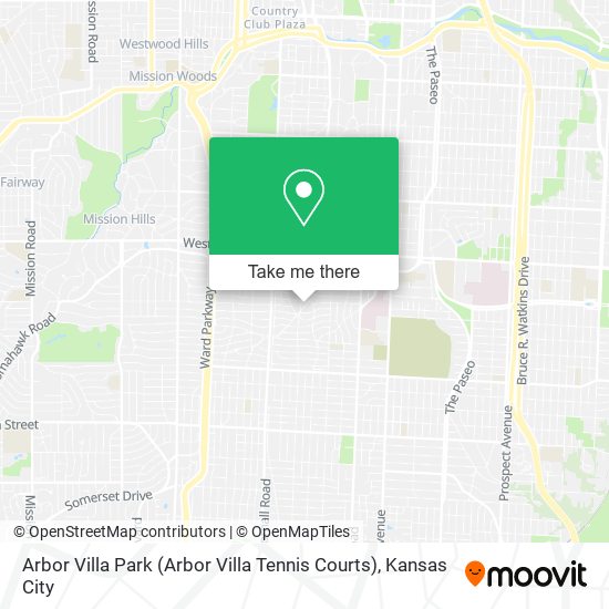 Arbor Villa Park (Arbor Villa Tennis Courts) map