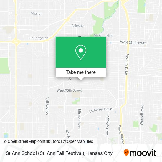 St Ann School (St. Ann Fall Festival) map