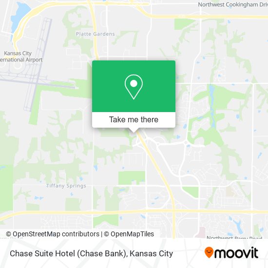 Mapa de Chase Suite Hotel (Chase Bank)