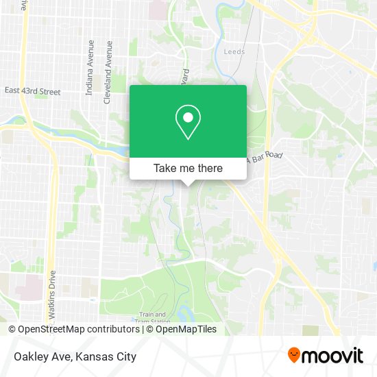Mapa de Oakley Ave